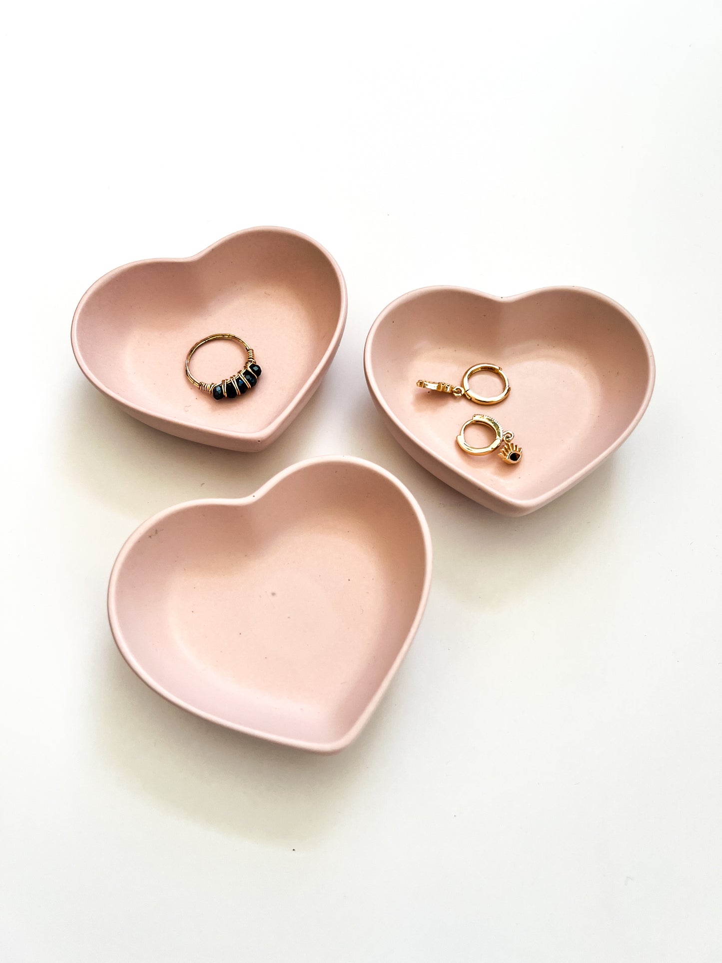 Urban Heart Trinket Dish - Minimalist Catchall/Ring Holder