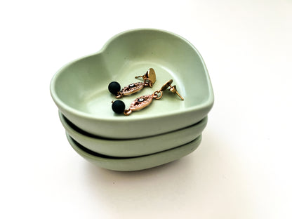 Urban Heart Trinket Dish - Minimalist Catchall/Ring Holder